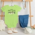 thumbnail image 3 of Gill McFinn Bass Fisherman Fishing Romper Boys or Girls Infant Baby Brisco Brands 12M, 3 of 6
