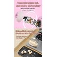thumbnail image 2 of Auriculares Bluetooth Langsdom TS10 con clip para la oreja y diseño de dibujos animados en forma de CD, con calidad de sonido nativa agradable y reducción de ruido, color blanco., 2 of 5