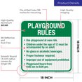 thumbnail image 3 of Playground Rules Sign, Use Playground At Own Risk Sign,, 3 of 8