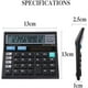 thumbnail image 4 of Calculadora solar Zhivalor CZBG-ZH53 12 dígitos pantalla LCD grande, 4 of 7