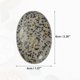 thumbnail image 5 of Vocoste Faux Crystal Palm Stone Oval Pulido Worry Stones Beige Dalmation Jasper para Stress Relax, 5 of 6
