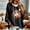 Black, variant on Womens Halloween Sweatshirt 2026 Cute Fall Oversized Crewneck Ghost Graphic Spooky 3/4 Sleeve Funny Pullover Hoodies Oversized Sweatshirt Cozy Loungewear Winter Clothes, Black S