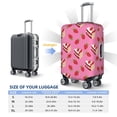 thumbnail image 5 of Bingfone Strawberry Cake Luggage Cover Washable Suitcase Cover Protector Anti-scratch Suitcase cover Fits 18-32 Inch Luggage, 5 of 8