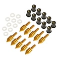thumbnail image 2 of LOVIVER 10 x Universal Windscreen Windshield Bolts M5 Screw Well Nuts Gold Gold, 2 of 8