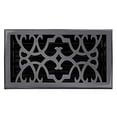 thumbnail image 2 of Brass Elegans 120GR-DBZ Solid Cast Brass Victorian 6-Inch by 10-Inch Floor Register, Dark Bronze Finish Model, 2 of 3