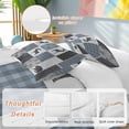 thumbnail image 3 of Vintage Plaid Bedding 3 Piece Duvet Cover Set Queen Size, Farmhouse Bear Deer Trees Forest Checked Soft Microfiber Comforter Cover with Zipper Closure & Pillowcases, FadeResistant Quilt Cover, 3 of 9