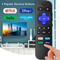 thumbnail image 4 of Replacement Remote for All Roku TV TCL TV, Compatible with TCL/Hisense/Onn/Sharp/Element/Philips/Insignia/Jvc/RCA Smart Roku TVs(Not Roku Stick and Box), 4 of 8