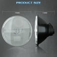 thumbnail image 2 of Pair 7" Inch Glass Round LED Headlights H4 Bulbs For Jeep Wrangler JK LJ TJ CJ, 2 of 12