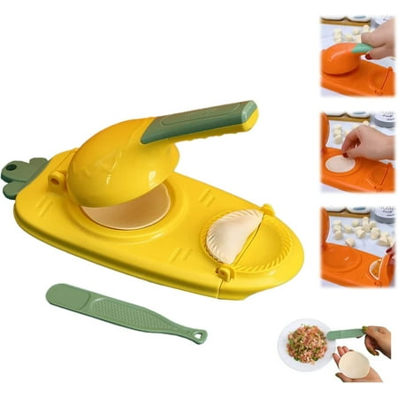 

2 In 1 Dumpling Maker Dumpling Skin Maker Dumpling Moulds 2023 New Artifact Diy Dumpling Maker Machine Manual Dumpling Dough Press Wrapper Empanada Maker Press Household For Dumpling Making Tool