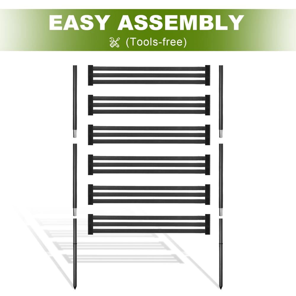 Privacy Fence Screen for Outside 35" x 47", Decorative Privacy Panels, Modern Patio Metal Privacy Screen Fence Panels, Privacy Panel Blockage for Patio, Lawn, Garden, Backyard