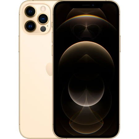 Restored Apple iPhone 12 Pro, 128 GB, Gold - Fully Unlocked - GSM and CDMA compatible (Refurbished)