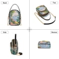 thumbnail image 3 of FORMRS Crossbody Bag for Women Quilted Travel Shoulder Cell Phone Purse with Chain Strap Handbag, Floral Seaside, 3 of 7