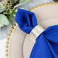 thumbnail image 6 of Balsa Circle 5 Premium Royal Blue Polyester 20x20" Dinner Table Cloth Napkins Party Events Reception Decorations Supplies, 6 of 8