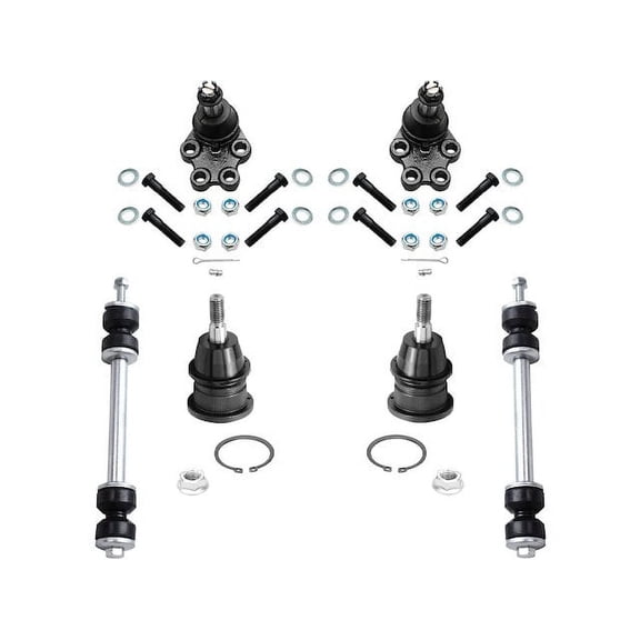 Front Ball Joint Sway Bar Link Kit - Compatible with 1999 - 2006 Chevy Silverado 1500 2000 2001 2002 2003 2004 2005
