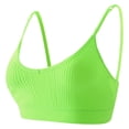 thumbnail image 4 of Krdevn Women's Seamless Sports Bra Wireless Shockproof Yoga Bra with Adjustable Straps,S, 4 of 6