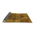 thumbnail image 2 of Ahgly Company Indoor Square Oriental Orange Industrial Area Rugs, 5' Square, 2 of 4