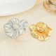 thumbnail image 4 of Joyas de flores únicas INS Corte joyas de flores doradas collar de aleación de flores doradas pendientes nuevas joyas de pareja regalos de San Valentín para mujeres, 4 of 5