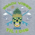 thumbnail image 6 of Wild Bobby Beach Vibes Till Die Unisex Hoodie Sweatshirt, 6 of 6