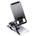 thumbnail image 1 of Maoww Folding Phone Holder Adjustable Aluminum Alloy Rotating Cellphone Bracket Holding Stands Support Rack Accessory Gray, 1 of 9