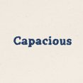 thumbnail image 2 of Dalix Capacious Embroidered Shopping Tote Bag in Royal Blue, 2 of 5