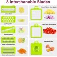 thumbnail image 2 of Triturador de Verduras Multifuncional 10 en 1 con Cuchillas de Acero Inoxidable y Canasta Coladora para Cocina, 2 of 5
