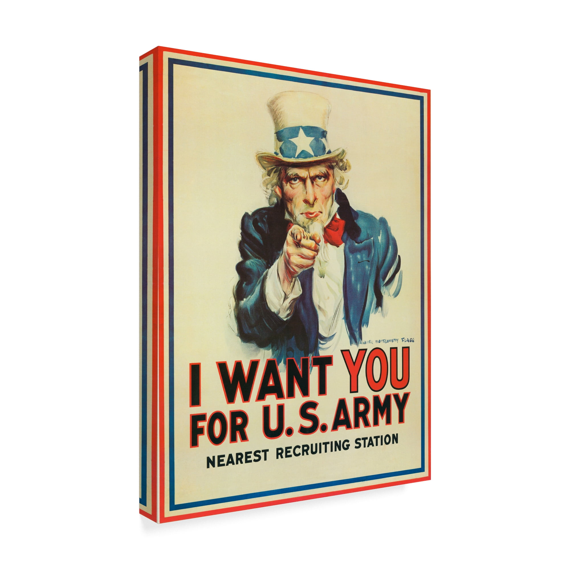 Trademark Fine Art 'Uncle Sam Wants You' Canvas Art by American School