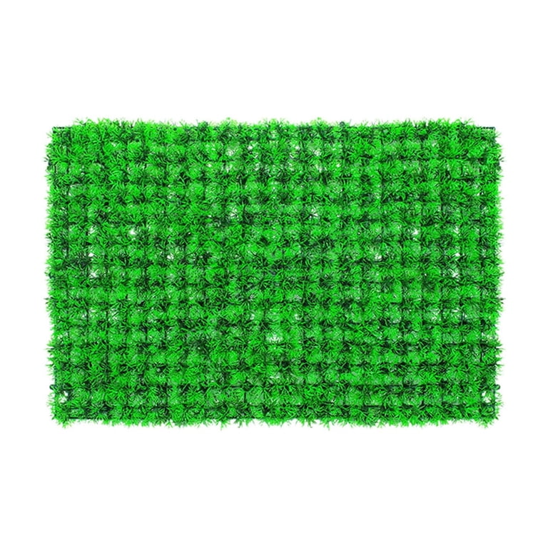 GRASS Silvy 　SaltWater SLYNSHome Aquarium Grass Artificial Plastic Lawn 15.7x23.6 inch