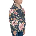 thumbnail image 3 of Kll Unisex Kids Boys Girls Hooded Pocket Pullover Hoodies-Vintage Floral, 3 of 9