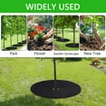 thumbnail image 6 of Tripumer 8 Pcs 16.5 inch Tree Protector Mats Non-Woven Mulch Rings Weed Barrier for Grass Control Root Protection Black, 6 of 7