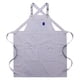 thumbnail image 1 of Delantal de chef Dinheiro, delantal ajustable con espalda cruzada de lona para hombres y mujeres, delantal de trabajo, cocina, 1 of 5