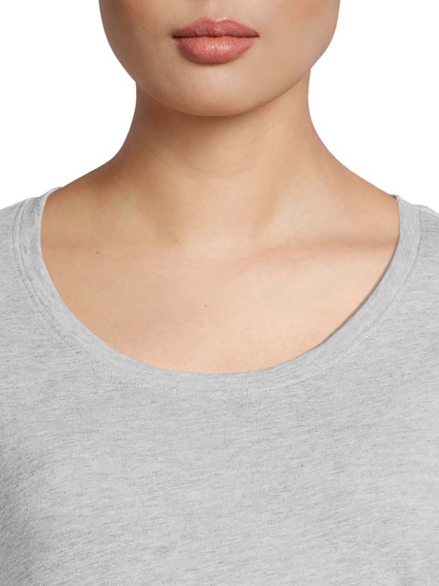 No Boundaries Women's Juniors Everyday Short Sleeve T-Shirt, 3-Pack