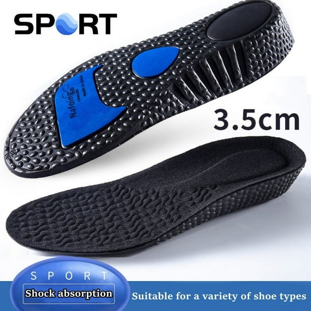 2025 NUEVAS plantillas para aumentar la altura Plantillas deportivas con absorción de impactos para pies Plantillas ortopédicas desodorantes para zapatos Suela de zapatos para hombres y mujeres