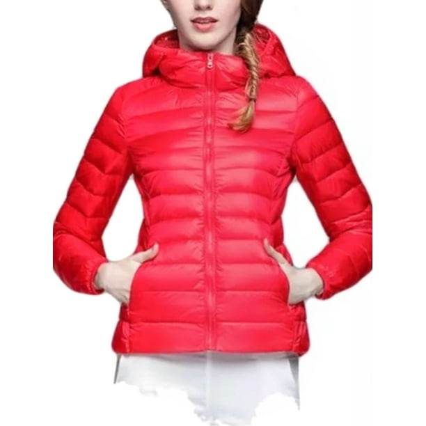 Warm Hooded Down Quilted Puffer Jacket, Winter Coats Pattern For Ladies 2020