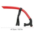 thumbnail image 6 of Front Snorkel Breathing Tube Detachable Swimming Scuba for Snorkeling Diving TrainingRed, 6 of 7