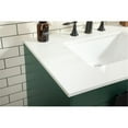 thumbnail image 4 of Elegant Kitchen and Bath 32 inch Single bathroom vanity in green, 4 of 8