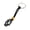Black, variant on DIY Keychain Unfinished String Lanyard Keychain Crystal Stone Holder