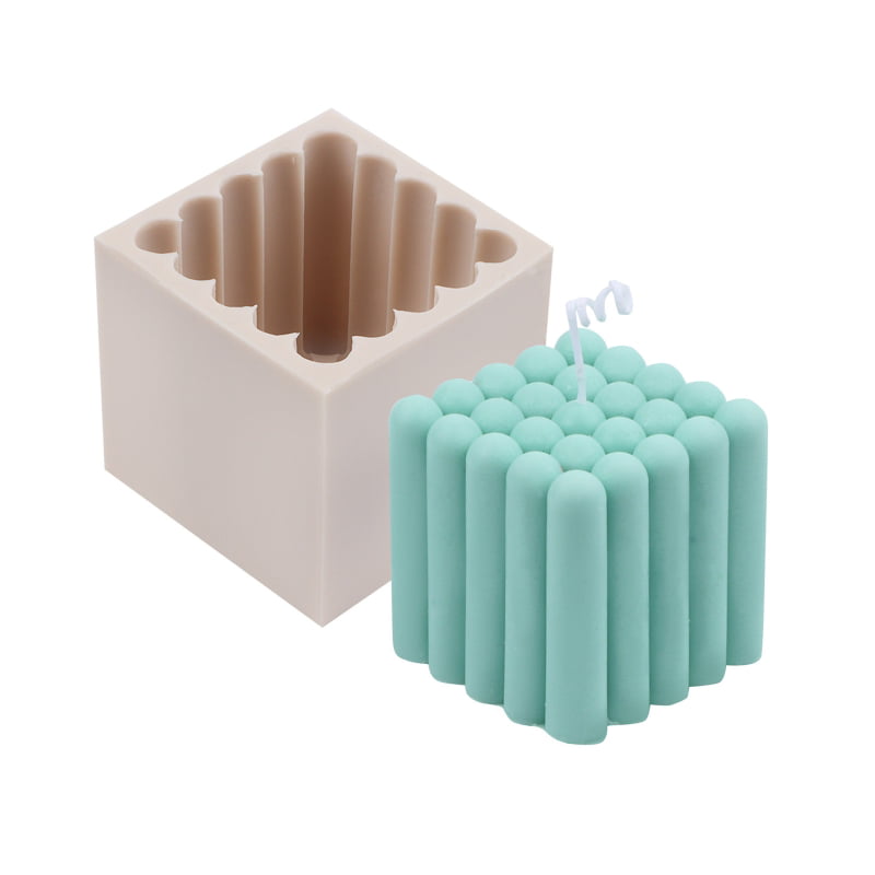 Handmade Soap Mold Dessert Chocolate Cake Mold Cylindrical Candle Silicone Mold
