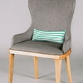 thumbnail image 4 of Everything Comfy Zebra Print Decorative Pillow, 16x6 Inch, Teal/White,, 4 of 4