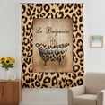 thumbnail image 3 of Leopard Printed Sheer Curtains 63 Inches Long, Funny Animals Textured Bathtubs Light Filering Curtains, Breathable Simi Curtain Privacy Drapes for Living Room Bedroom Lightweight Window Treatment, 3 of 9