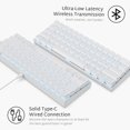 thumbnail image 2 of RK ROYAL KLUDGE RK61 Wireless Mechanical Keyboard with RGB Backlit and Programmable Software, 2 of 4