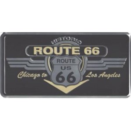 - Historic Route 66 Shield & Wing Plate