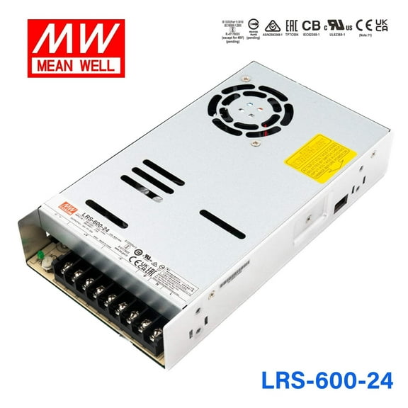 Mean Well LRS-600-24 Power Supply 600W 24V