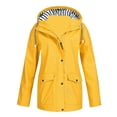 thumbnail image 1 of Plus Size Women's Hooded Wind Jacket Climbing Coat Waterproof Rain Coat Tops, 1 of 2