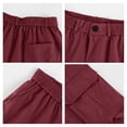 thumbnail image 6 of Fabrcox Mens Cargo Pants Button Elastic Waist Wide Leg Mens Pants Breathable Outdoor Activities Hiking Work Pants Mens with 6 Pockets XL, 6 of 7