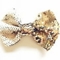 thumbnail image 2 of Yoyauz Double-sided Glitter Bow With Crocodile Hair Clip Sparkle Glitter  Hair Bow Suitable For girls, Toddlers, Children, 2 of 7