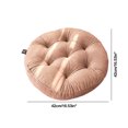 thumbnail image 3 of TIMIFIS Chair Cushions Style Round Cushion Diameter 42Cm Coffee Pegasuss Velvet Super Soft Cushion Thick Chair Cushion Christmas Gifts, 3 of 6