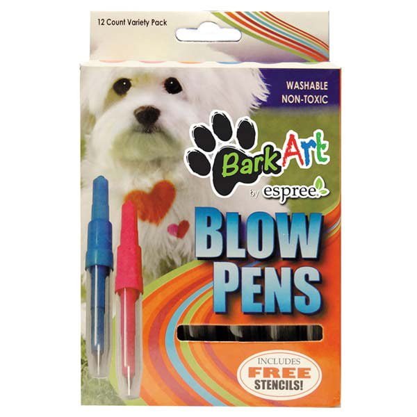 Blow Pen Stencils Espree Animal Products Bark Art for Pets 5 per package 