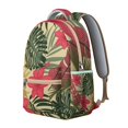 thumbnail image 2 of Hawaii Tropical Wind Palm Leaves Daypack for Students: Durable Lightweight Laptop Backpack, Large Capacity Bookbag, Perfect Gift for High School, College and Campus Commute Needs, 2 of 6