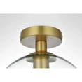 thumbnail image 6 of Living District Baxter 18 Inch Flush Mount Clear Shade in Satin Gold, 6 of 9