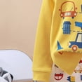 thumbnail image 7 of Gibobby Toddler Boys Pajamas Boy Clothing Sets Cartoon Print Fall Winter Long Sleeve Top Pants Pajamas 2 Pc Loungewear For 12 Months 2t 3t 4t 5t Boy Pjs Set Kid Sleepwear,Yellow,Size 2-3 Years, 7 of 7